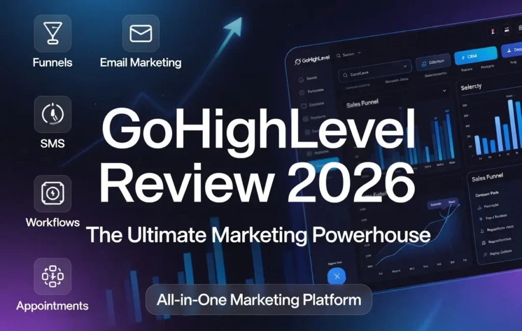 GoHighLevel Review 2026 - The Ultimate Marketing Powerhouse hero image